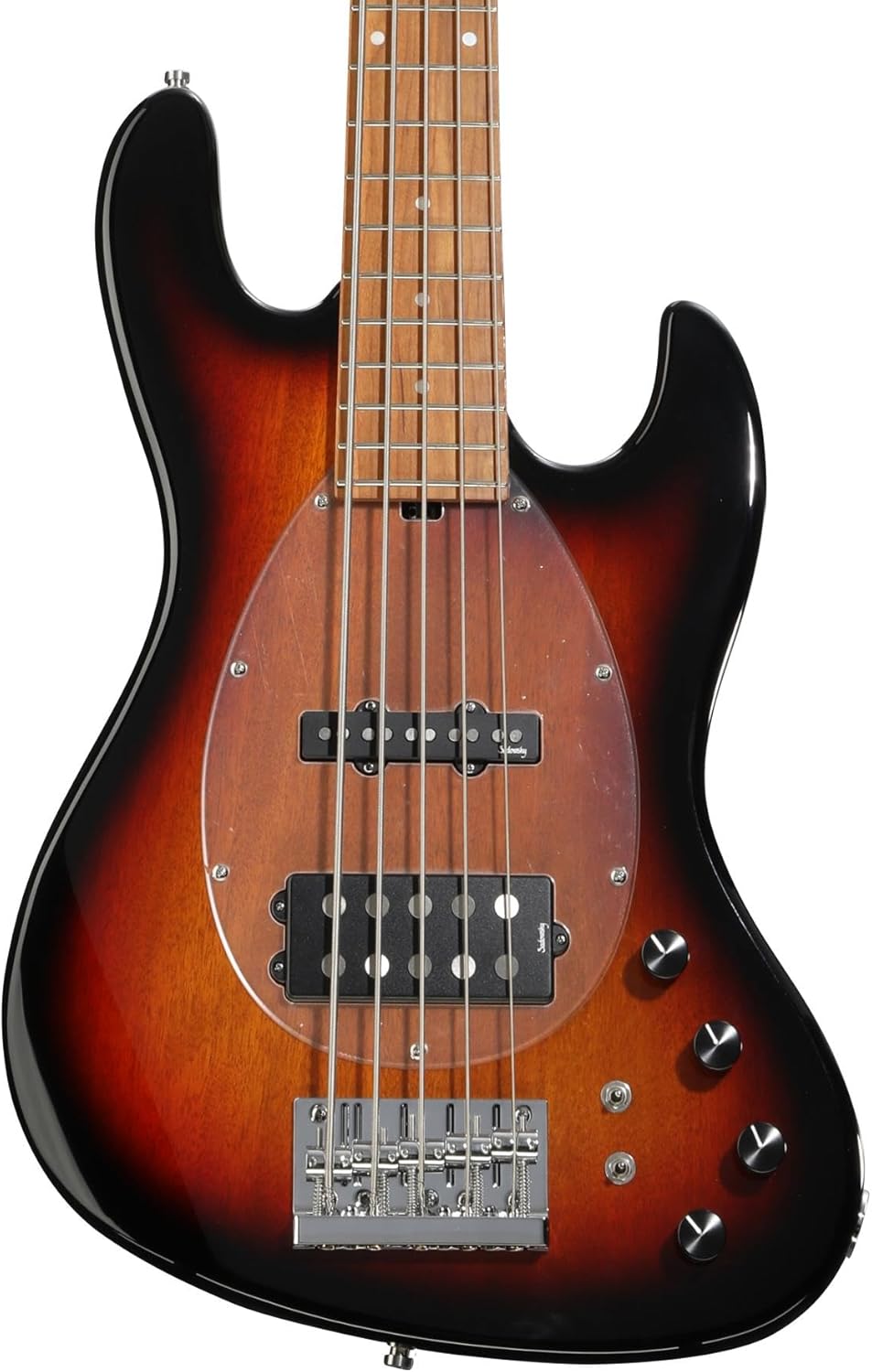 Sadowsky MetroExpress Vintage M/J 5-string Bass Guitar - Tobacco Sunburst, Roasted Maple Fingerboard