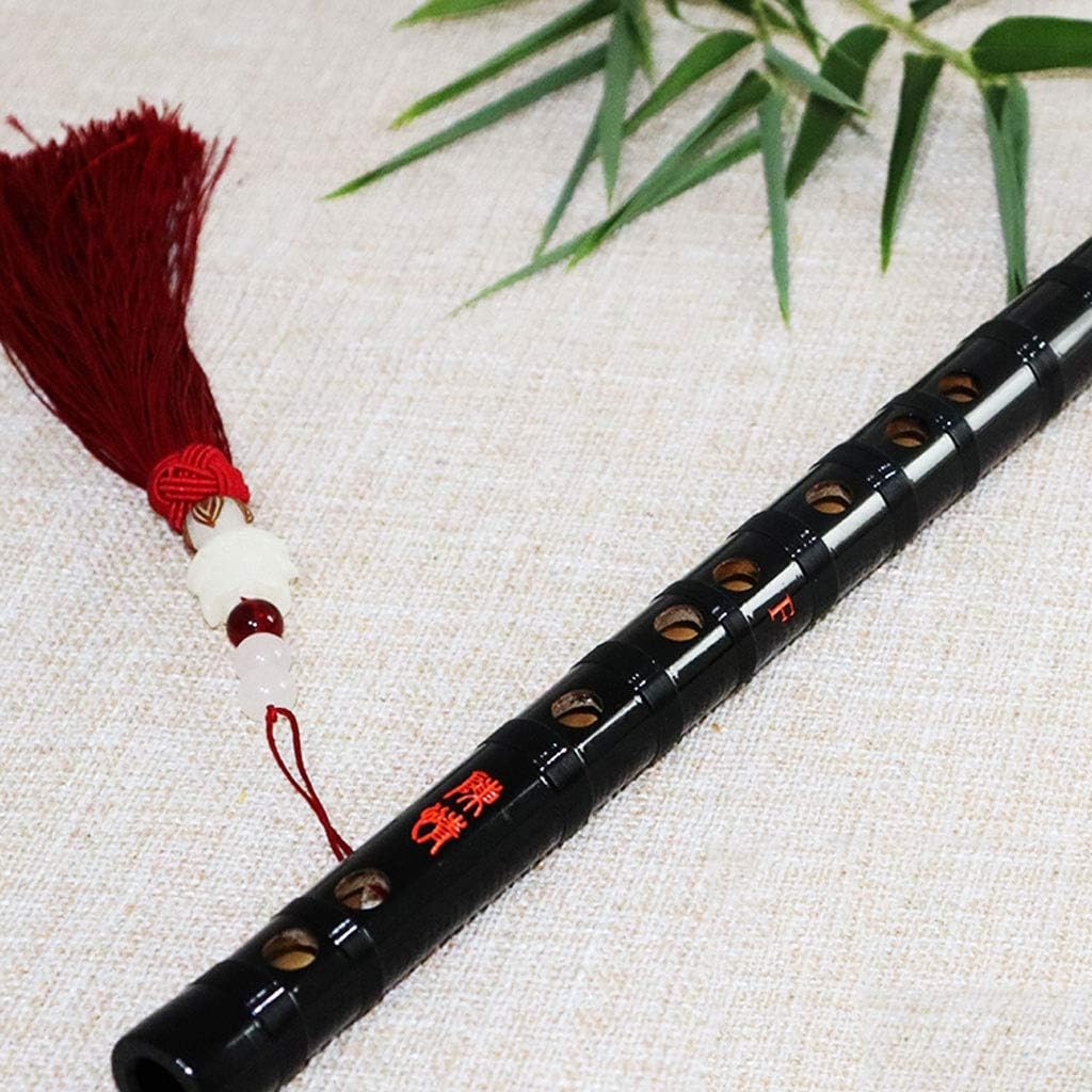 Flute Bamboo Flute Flute Instrument Set Flute Beginner Bamboo Flute Major Offset Woodwind Instruments Bamboo Flute C Flute Musical Instrument (Color : D-Tune)