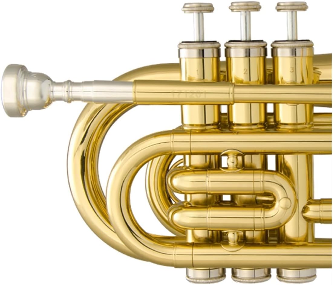 Portable trumpet B flat mini cornet brass instrument