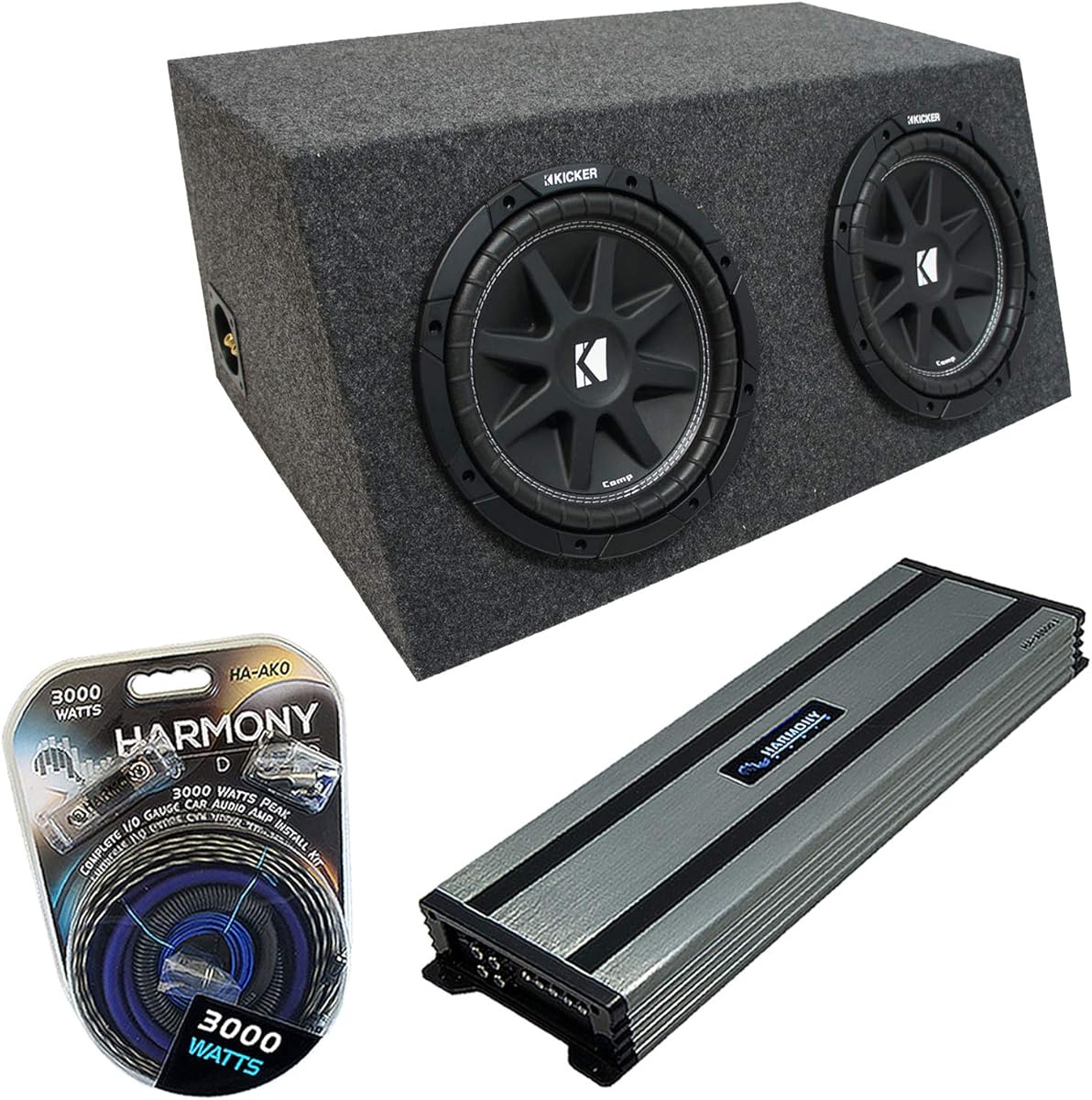 Harmony Audio Universal Car Stereo Hatchback Sealed Dual 15