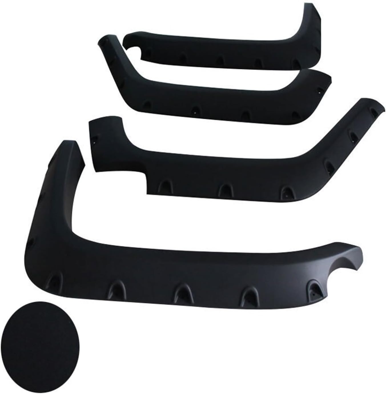 Arch Wheels Fender Flare Car Accessories Pocket Mudguards Compatible For Toyota FJ Cruiser 2007-2020 2008 2009 2011 2013 2015(Matte black)