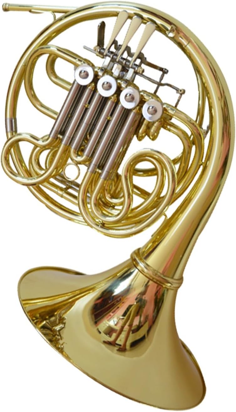 4 Key French Horn Double French Horn In B Flat With F Key White Copper Horn For Beginners And Professional Performance