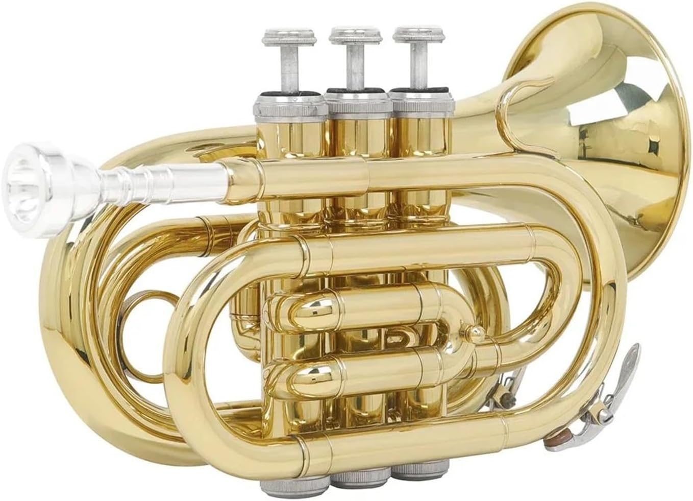 Mini Trumpet Bb Brass Cornet Musical Instrument