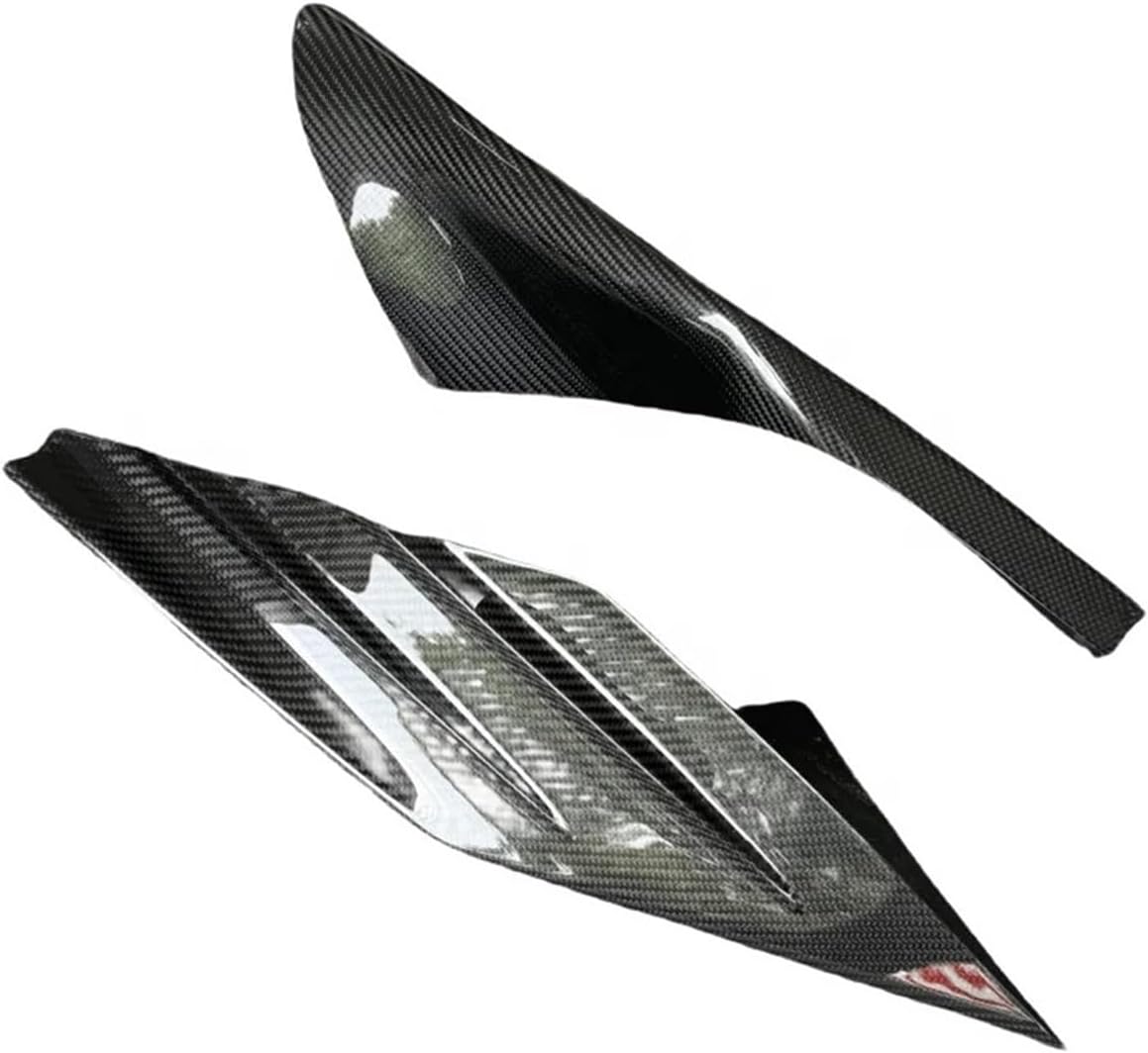 Car Exterior Accessories PK Style Dry Carbon Fiber Side Air Intake Flaps Fenders Air Vent Compatible for Ferrari F8