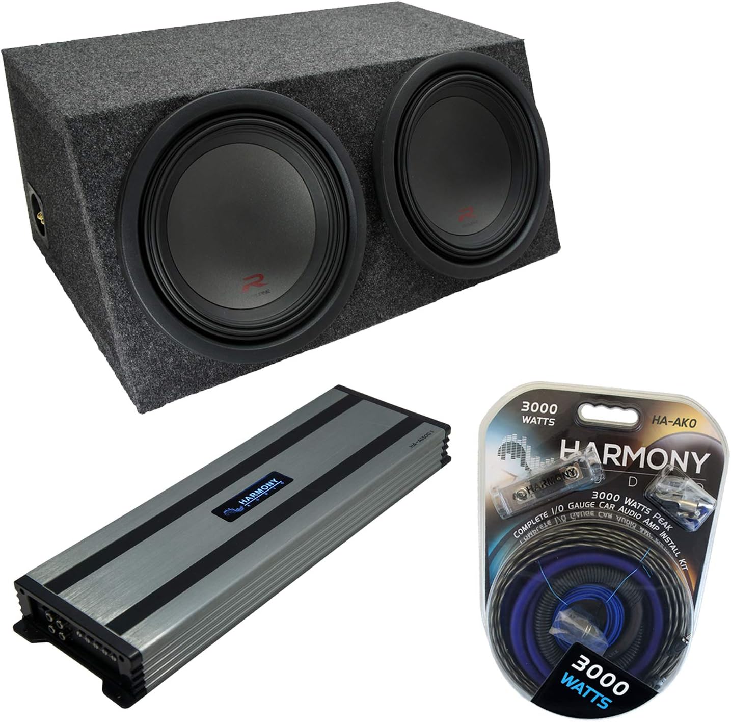 Harmony Audio Universal Car Stereo Hatchback Sealed Dual 12