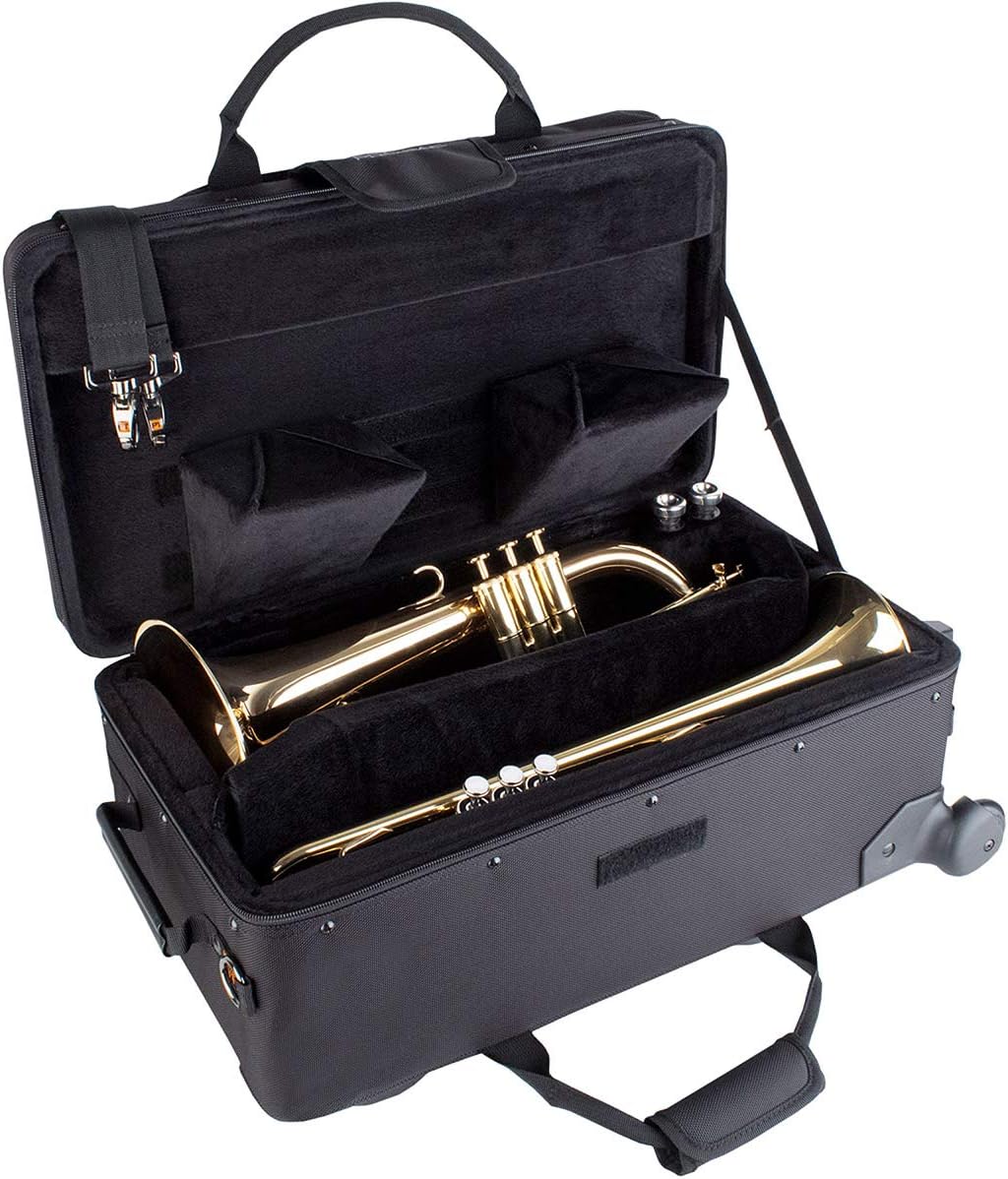Protec Trumpet/Auxiliary Combo PRO PAC Case with Wheels, Model PB301VAX