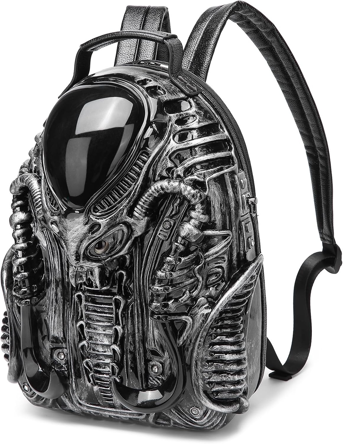 Men and Women PVC 3D Xenomorph Shaped Purse Alien Backpack