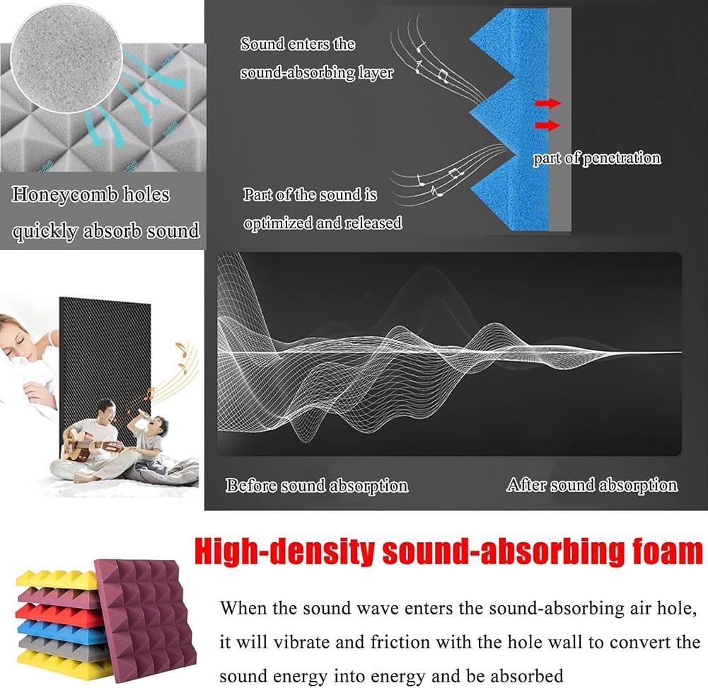 Portable Vocal Booth, Mobile Folding Vocal Recording Cube, Household Music Recording Equipment for Rapper/Singer, Private Single Person Vocal Booth, for Broadcast/Music/Conference