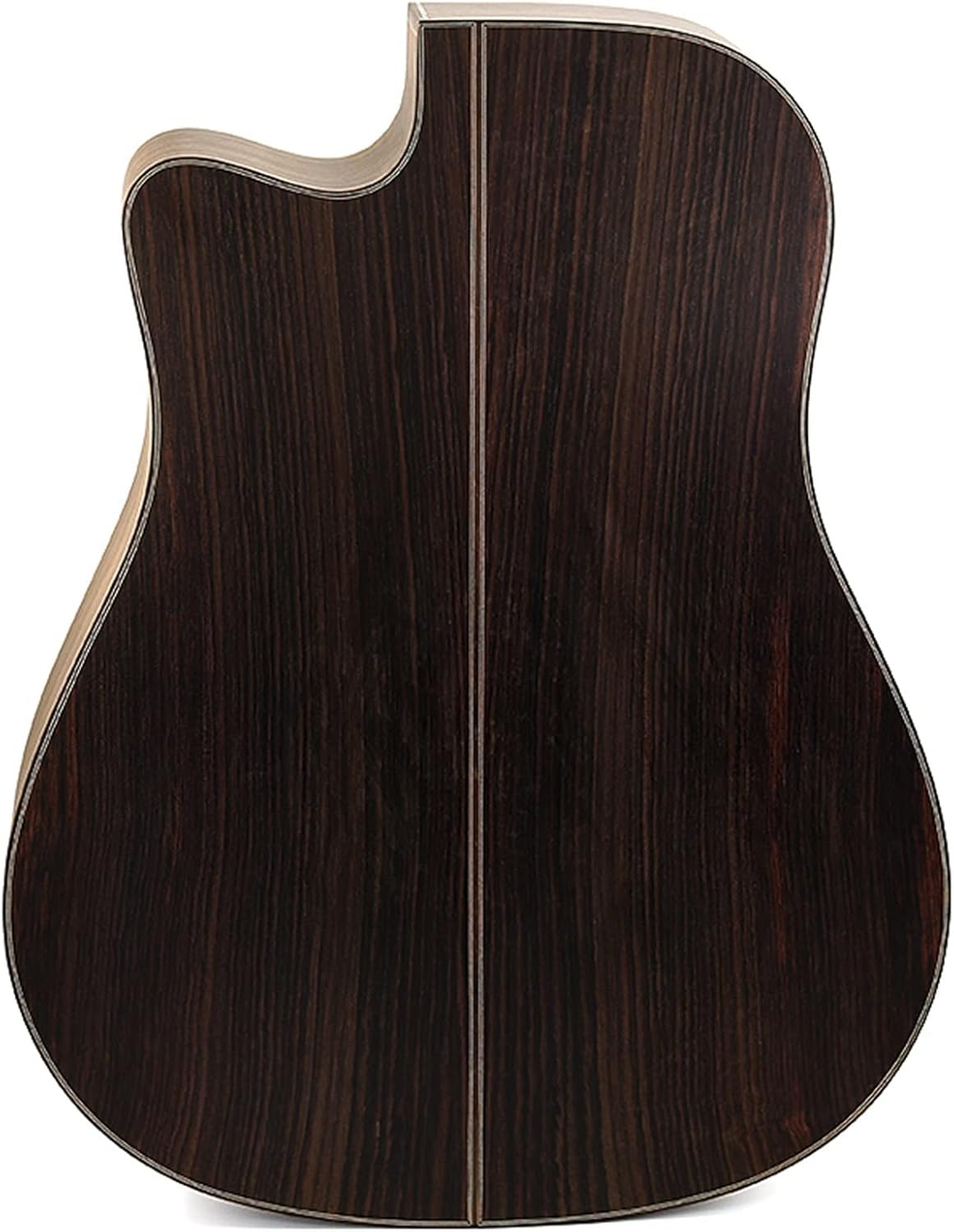 Folk Guitar Missing Corner Full Single Finished Barrel Combination Rosewood Back Side Spruce Veneer Guitar Material DIY Guitar Kit