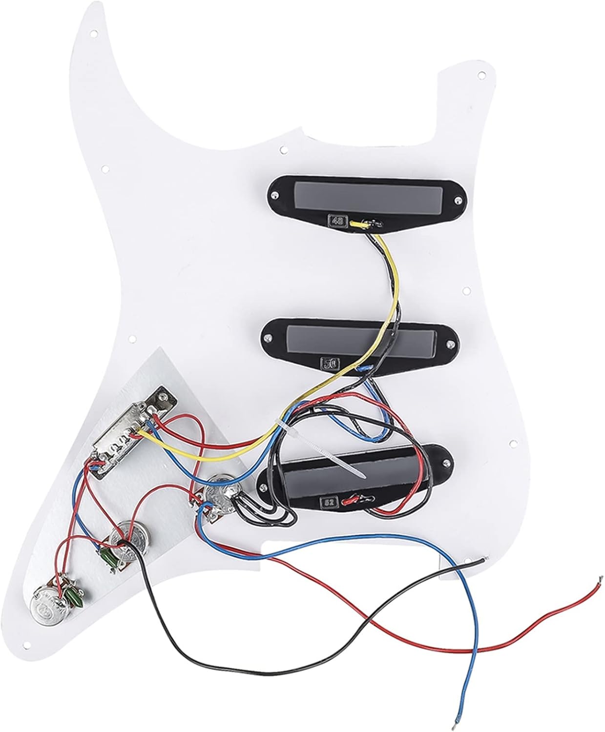 DIY Electric Guitar Kit Guitar Kit 6 String 22 Frets Basswood Body Neck Electric Guitar Musical Instrument Build Set for Beginners