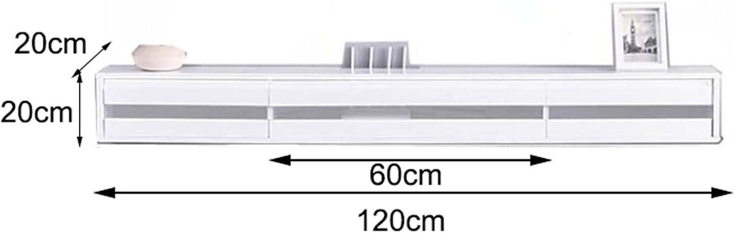 Wall Mounted TV Cabinet Floating Shelf Wall Cabinet Entertainment Unit TV Stand TV Media Console Audio-visual Equipment Shelves Gaming Shelf TV Bracket Wall Mount Corner Shelves Ledge Display Shelf