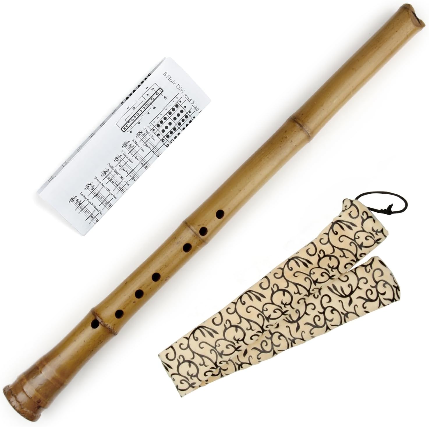 Guizhu Nanxiao Flute Eight Holes G Key External Cut Tang Kou Short Xiao Traditional Musical Instrument Suitable For Beginners And Professionals