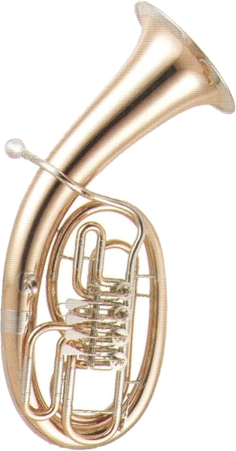 High Grade Gold Brass Euphonium 4 Rotary Keys Student Euphonium