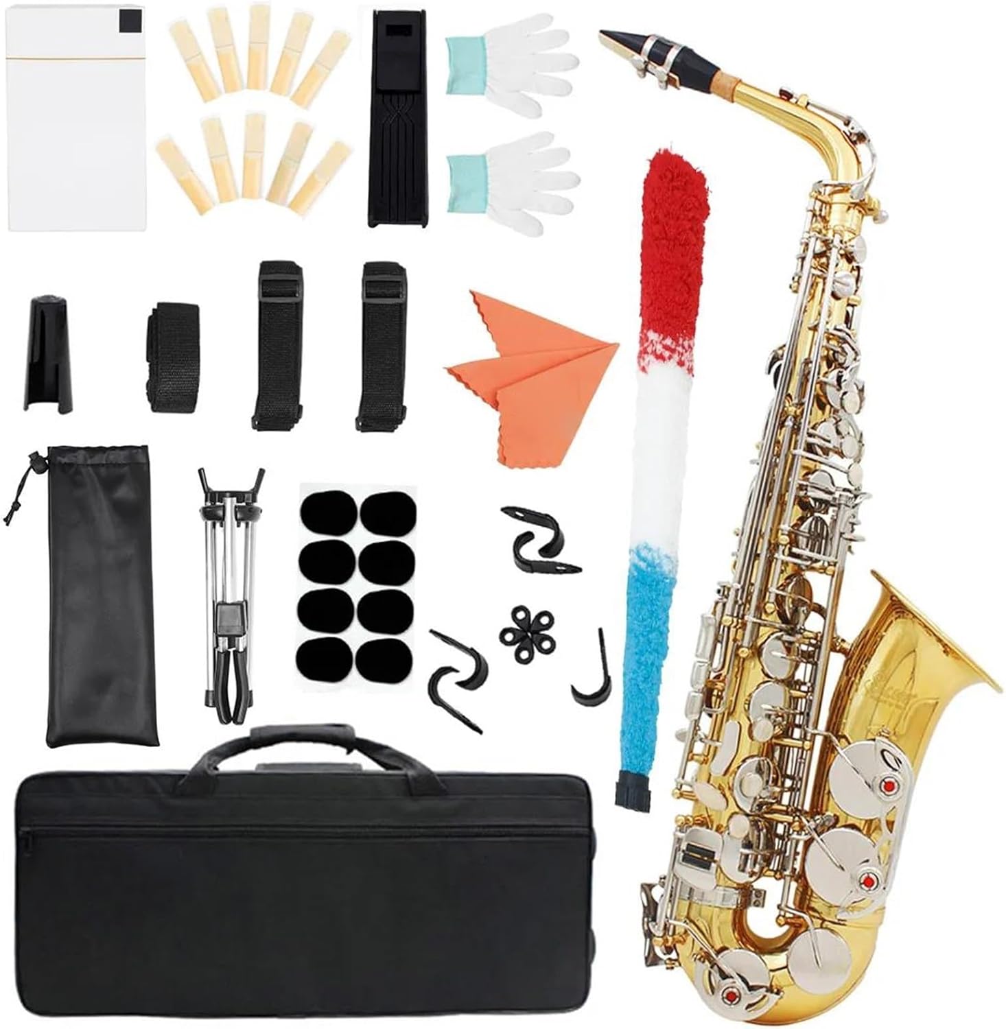 Professional Saxophone Eb Alto Saxophone Adult Playing Woodwind Instrument