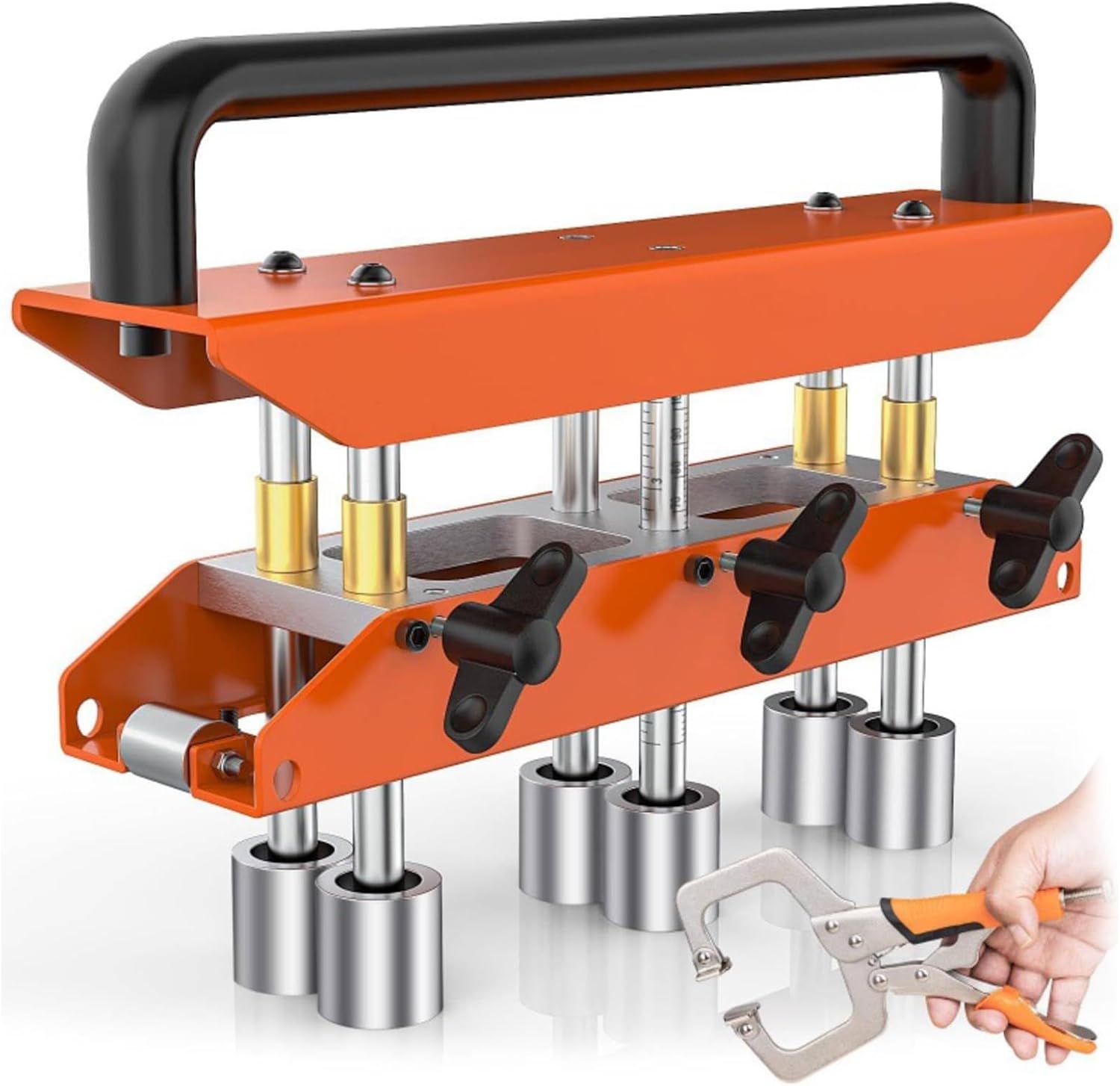 Roller Bender 0-90 Degree 13-130mm 3 Station Sheet Metal Bending Tool with V Shaped Roller for Metal Roofing Materials Metal bending for industrial production