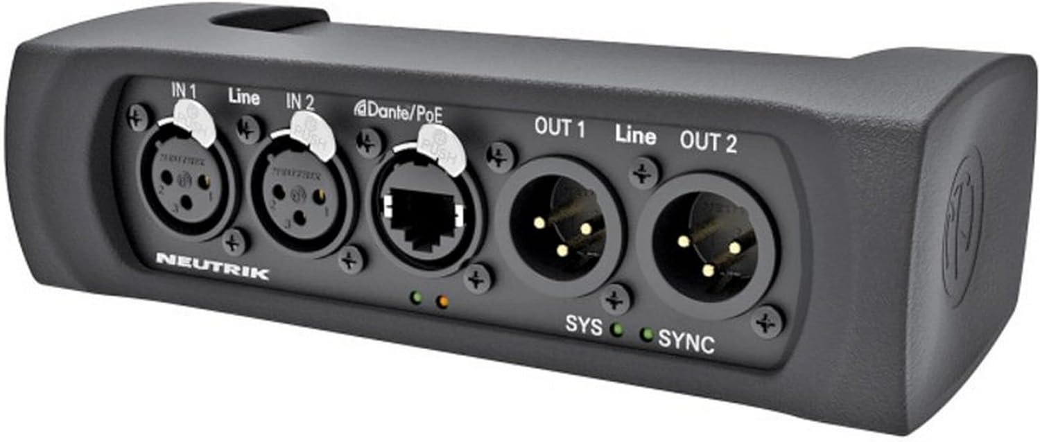 Neutrik NA2-IO-DLINE Dante Breakout Box End-of-Network Adapter