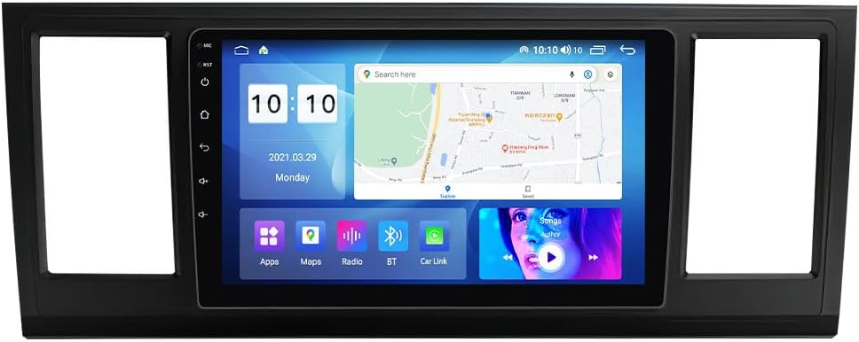 Android Car Stereo for VW Caravelle 6 2015-2020,9 inch IPS Touchscreen with Upgrade Wireless CarPlay & Android Auto,WiFi/GPS,Support SWC and Subwoofer,8-Core 8G+256G