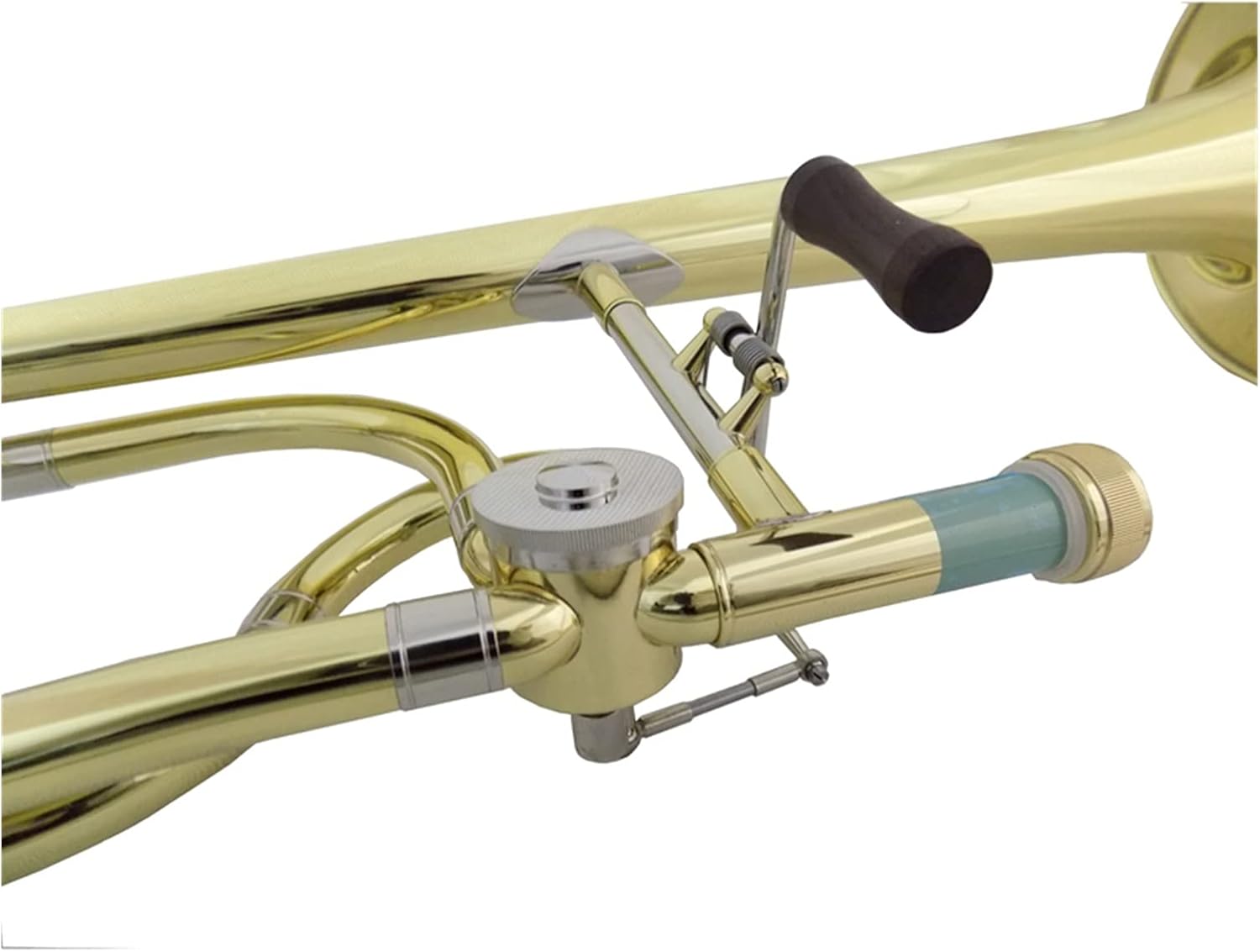 Student Trombone Bb/F Tenor Trombone Tuning Slides F Attachment with Case Mouthpiece Brass Musical Instruments Trombone Kit