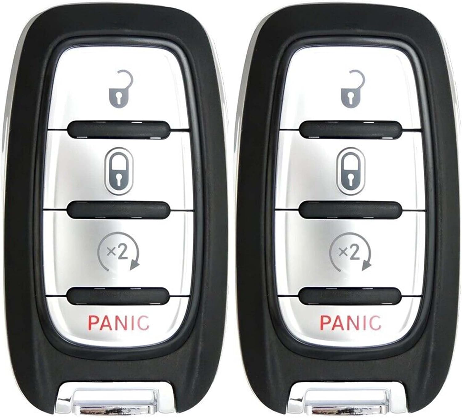 2X New Proximity Remote Key Fob Compatible with & fit for Select Chrysler Vehicles (Without KeySense) - M3N-97395900-05