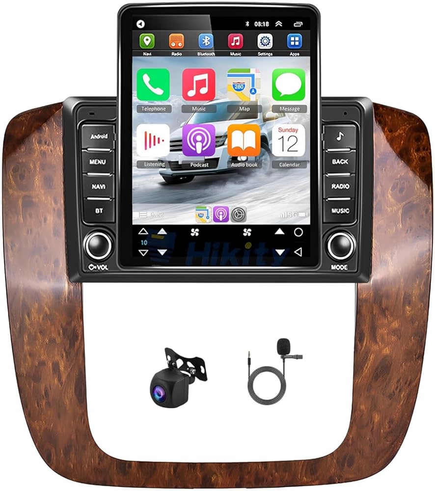 Android 13 Double Din Car Radio Compatible with Chevrolet for GMC 2007-2014, 2G+32G 9.7