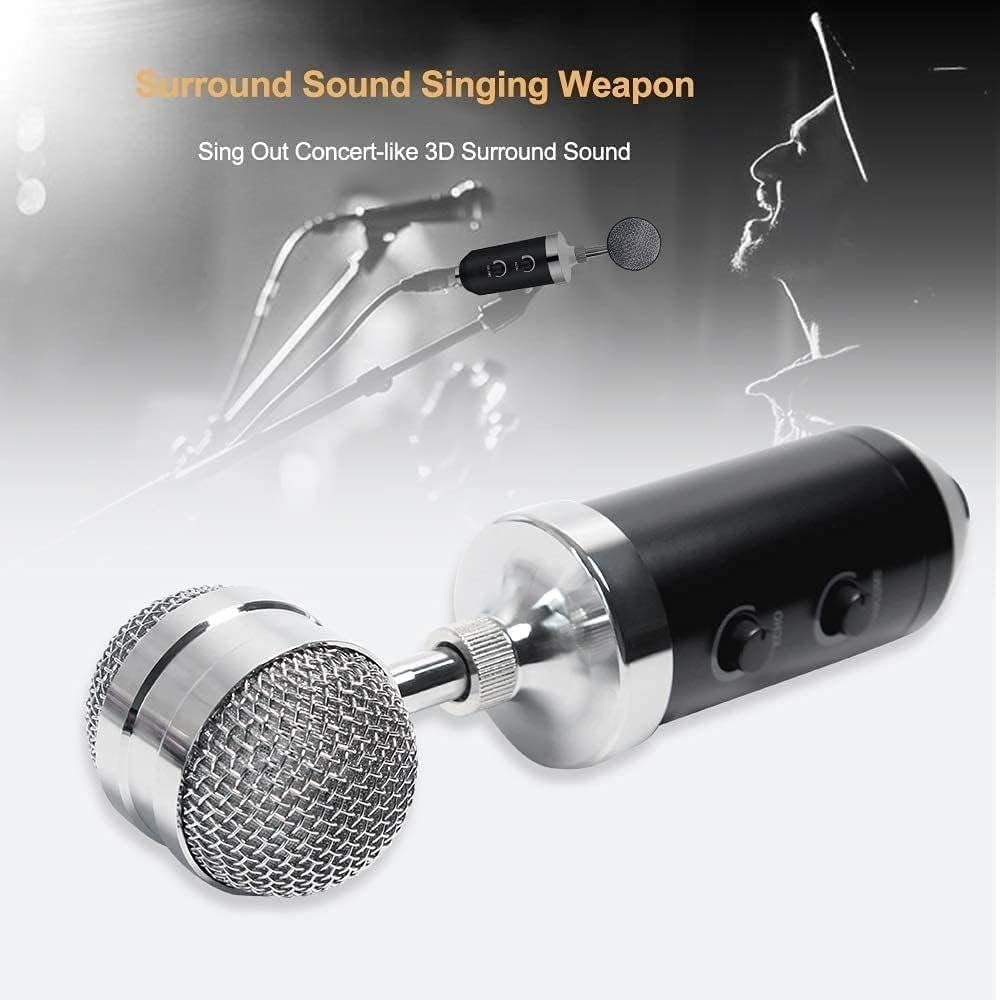 Microphone, Multipurpose Karaoke - Plug&Play Studio Microphone, for Streaming, Podcast, Studio Recording and Games