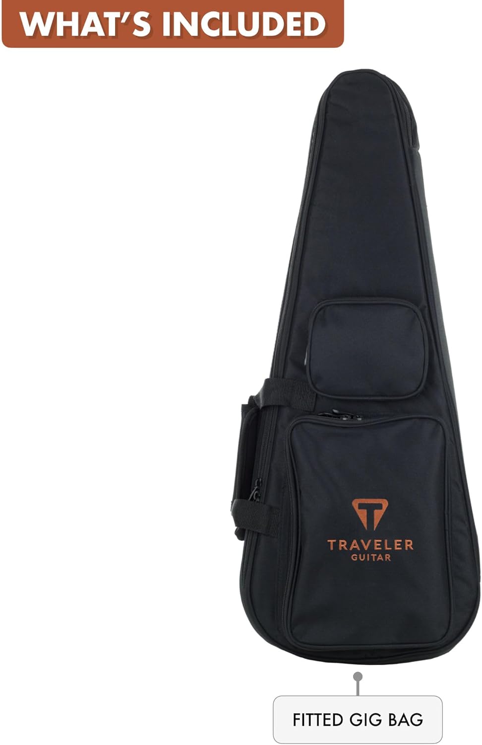 EG-1 Mod-X Electric Hybrid Travel Guitar w/Deluxe Gig Bag