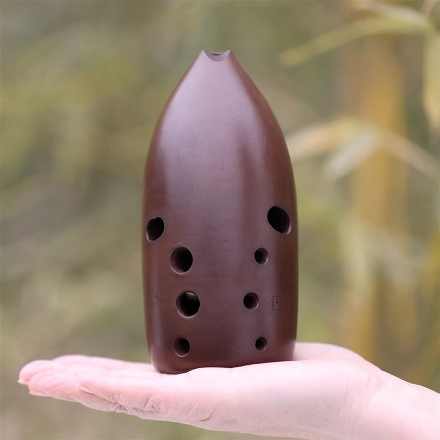 Beginner Student Adult Ten-Hole Wind Instrument Tao Xun Portable E-Tune Ceramic Ocarina Children Ocarina (Color : 02)
