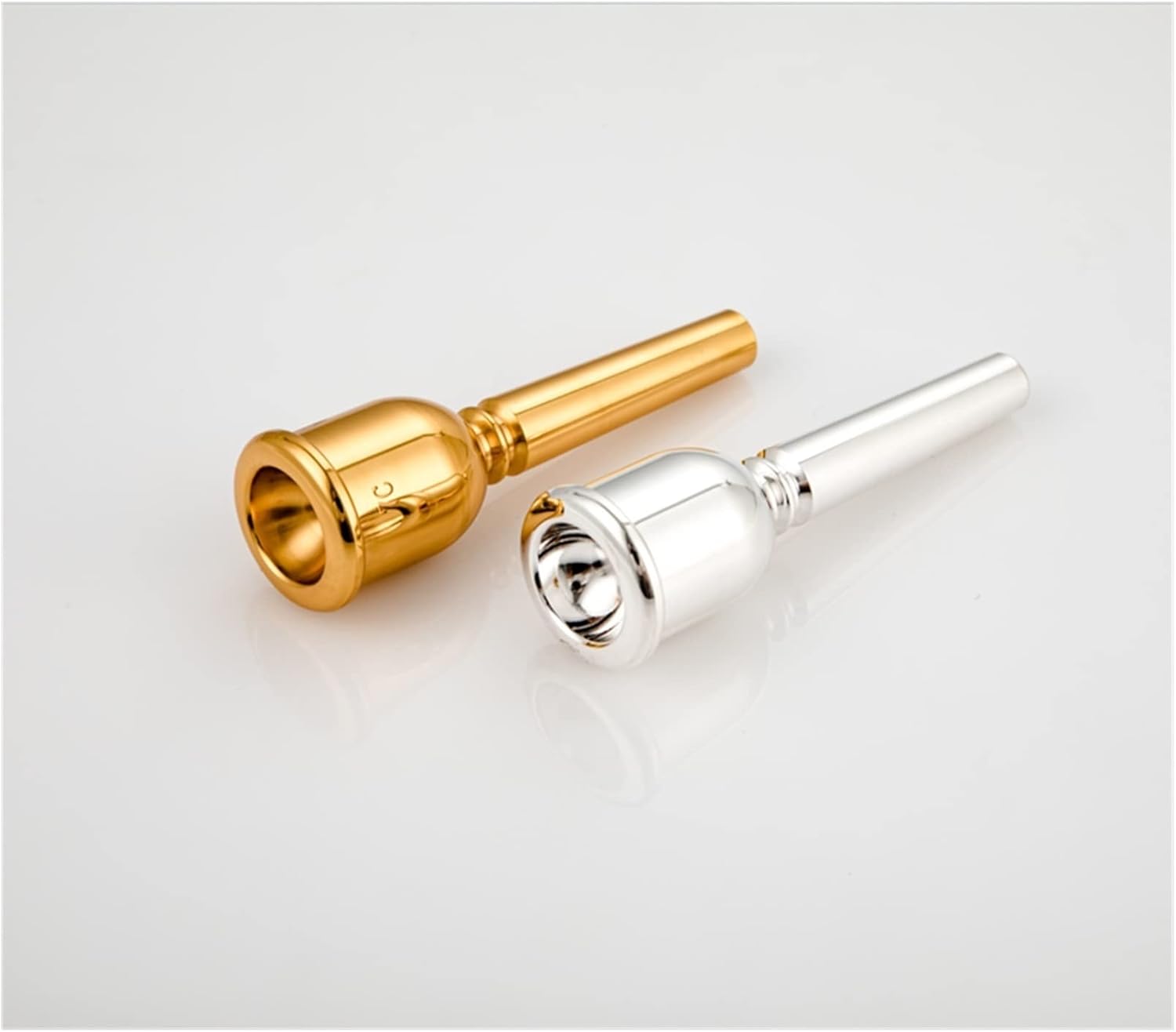 Saxophone Parts Professional Trumpet Mouthpiece Size Sliver Or Brass Plated Musical Trumpet Accessories Parts (Color : Brass 7C)