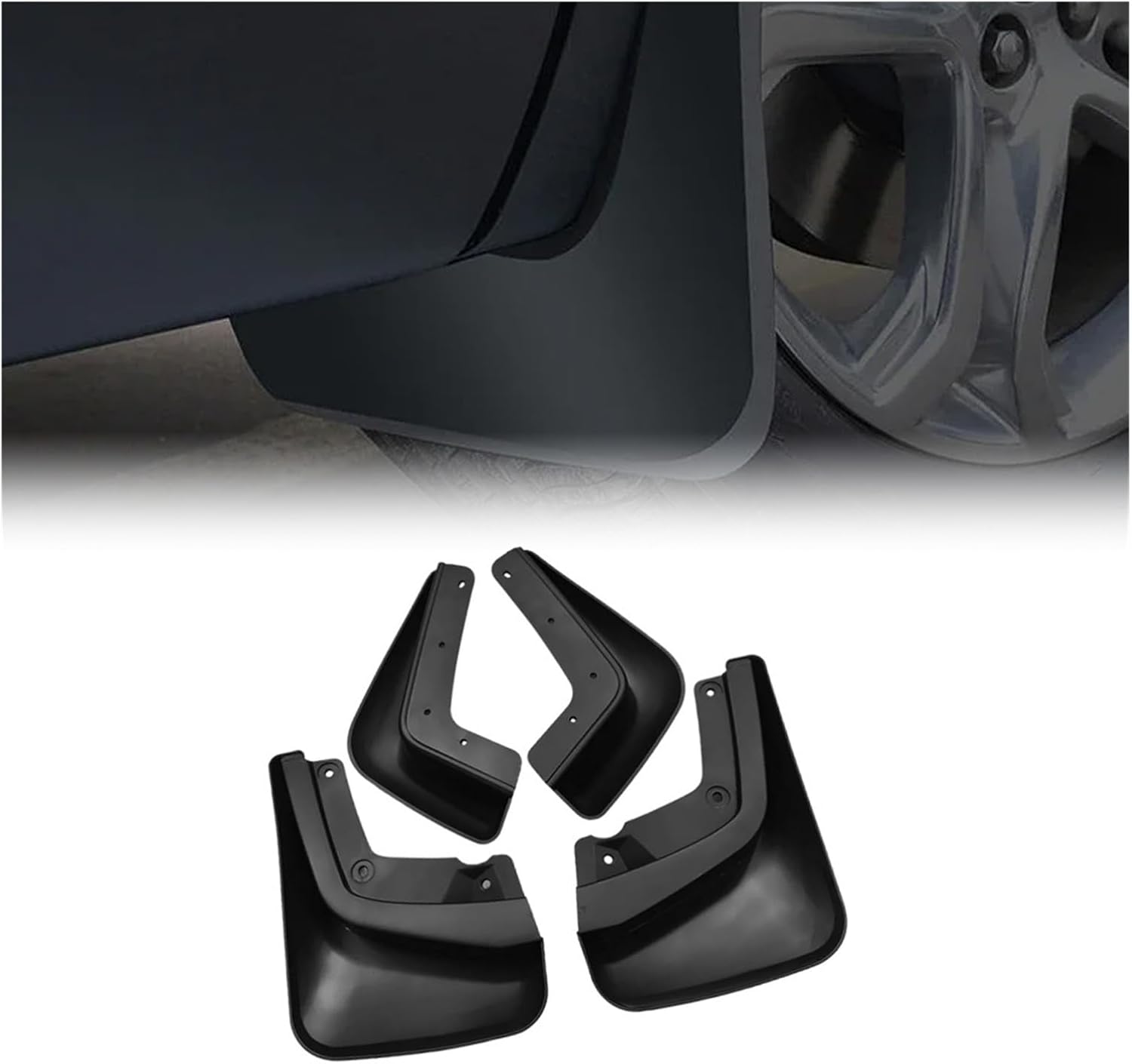 Compatible For Volvo XC90 2005 2006 2007 2008 2009 2010 2011 2012 2013 2014 Car Front Rear Mud Flaps Fender Splash Guards Mud Flaps Kit