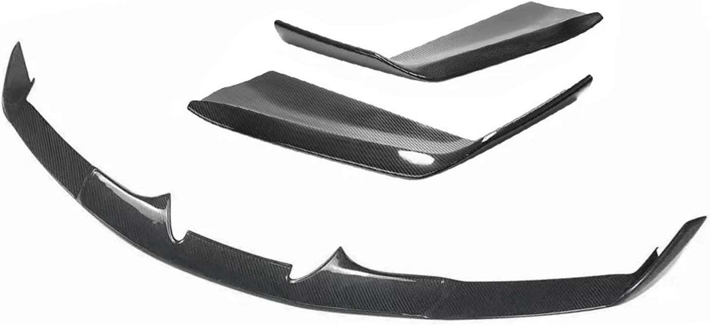 Carbon Fiber Front Car Bumpers Lip Wrap Angle Compatible For Ferrari 488 GTB Car Accessories