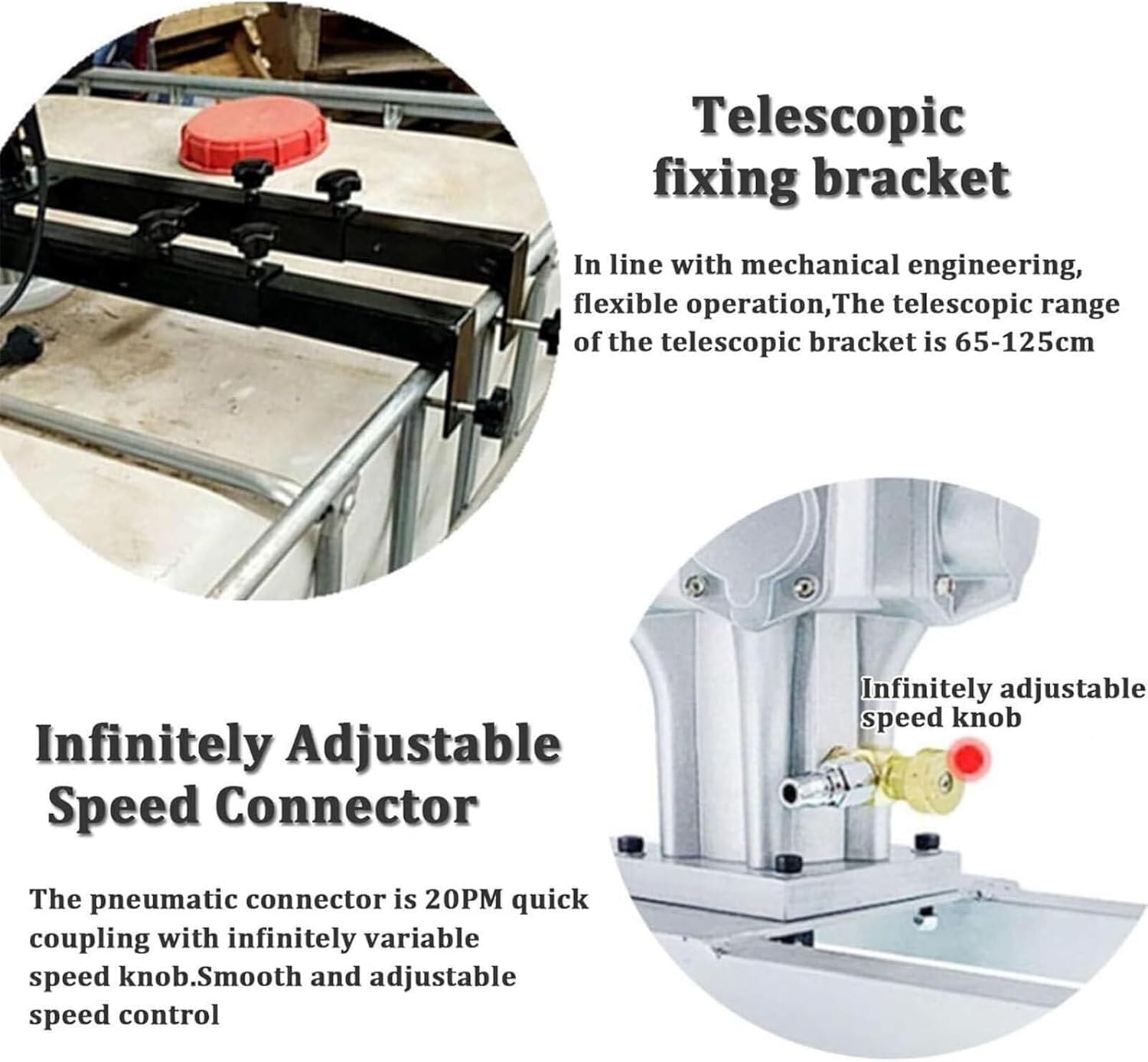 Barrel Drum Stirrer, IBC Paint Stirring Machine, 3280w Electric Tank Mixer Machine with Support Hanger, Paint Mixing Equipment for Ink Dissolver Agitator