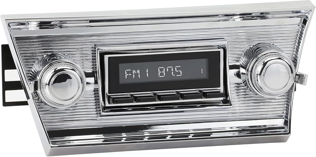 Motor 2 Radio with Chrome Face, Black Pushbuttons, Bezel, and Knobs Kit HCB-M2-01113-03-73