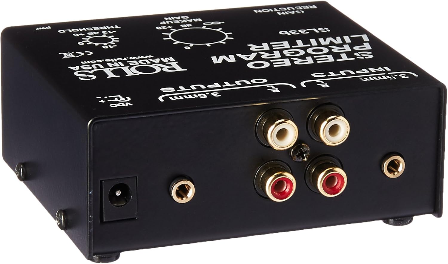 rolls Stereo Program Limiter, Black (SL33B)