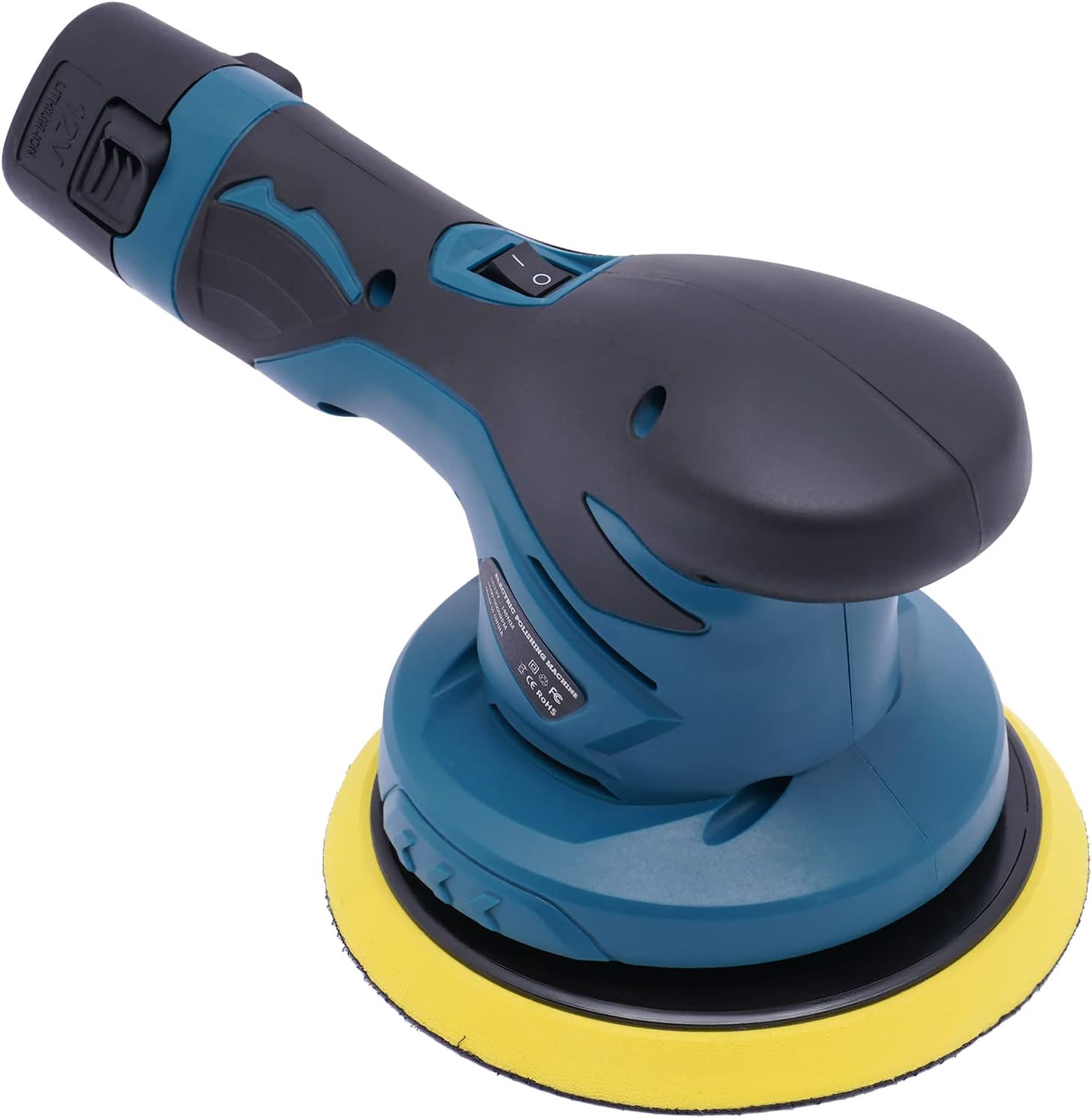 Cordless Car Buffer Polisher, 6 Variable Speed Buffer Polisher Kit Portable Polishing Machine Kit with Rechargeable 12V Lithium Battery for Car Detailing Polishing and Waxing