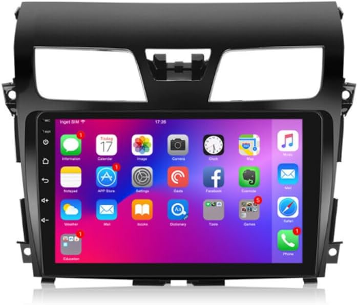 10 Inch Android 13 Double Din Car Stereo,CarPlay Android Auto Car Radio fit for NissanAltima2013 2014 2015 2016 2017 2018 with WiFi FM Backup Camera GPS Navigation Steering Wheel Control