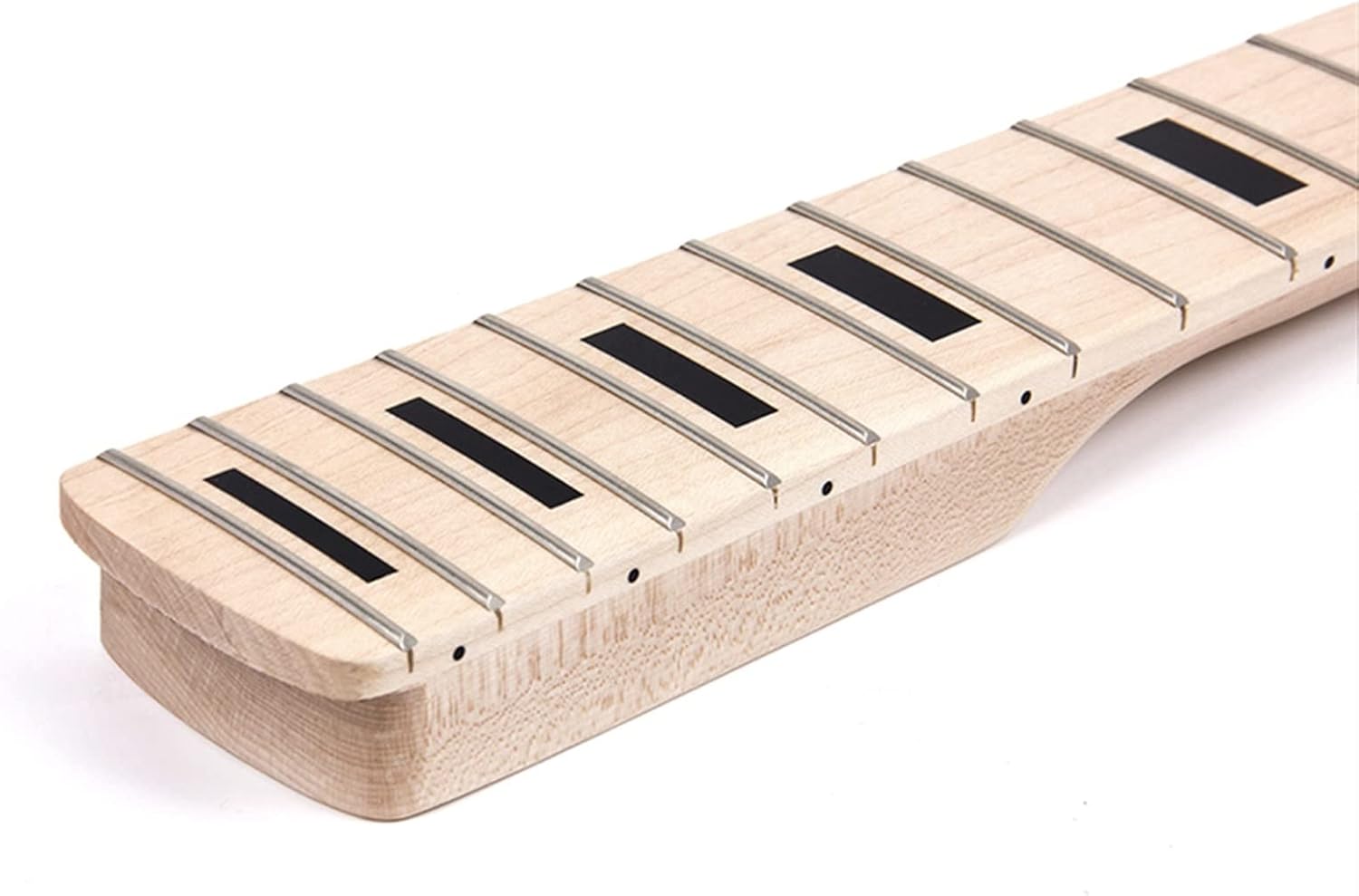 Electric Bass Guitar Neck for 4 String DIY Unfinished Maple Nut 21 Frets Bolt On Guitar Unfinished Guitar Neck (Color : Maple Fretboard)