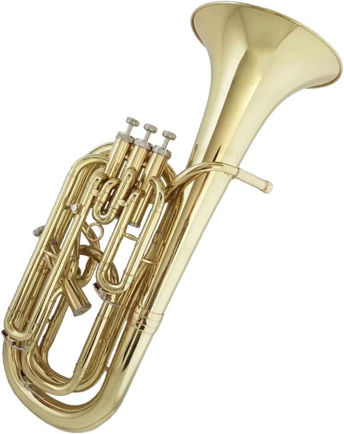 Falling Tone B (C) Brass Gold Paint Three Plus One Midrange Horn Student Euphonium
