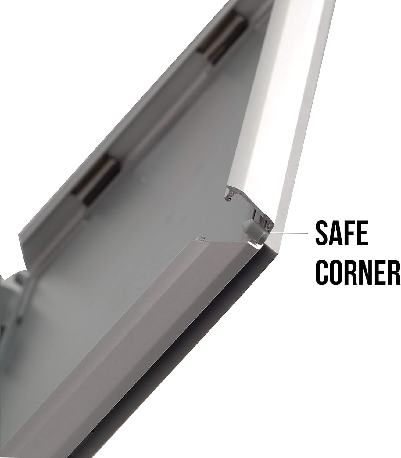 M&T Displays Opti Snap Poster Frame 8x10 Inch Silver 0.55