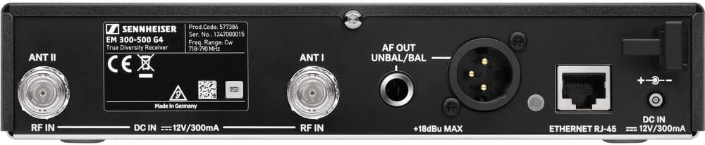 Sennheiser EW 500 G4-MKE2 Wireless Omni Lav Mic System (GW1: 558 to 608 MHz) Bundle with Auray Carrying Bag and XLR-XLR Cable