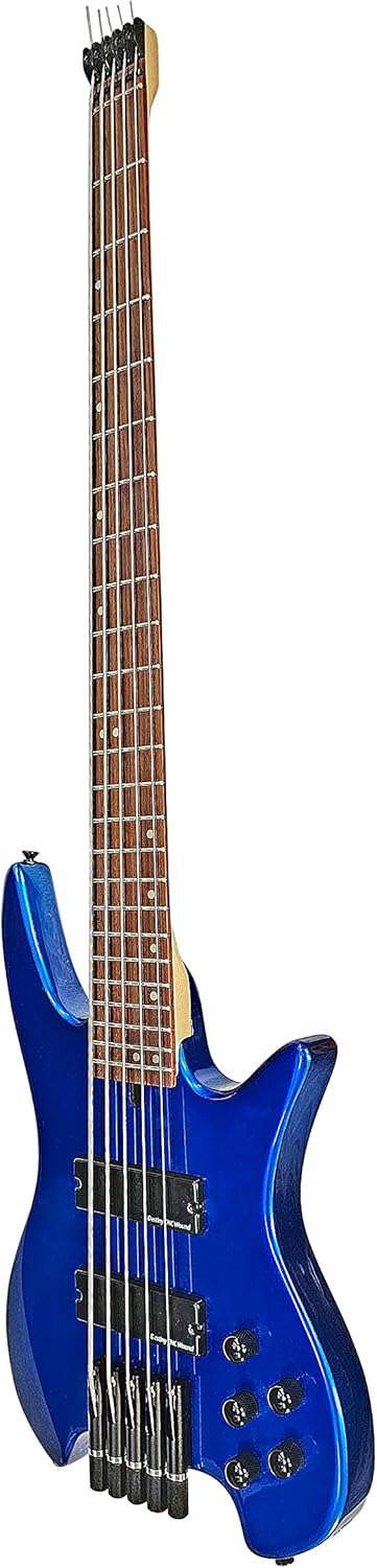 IYV IBHL5-400 Headless Bass Metallic Blue