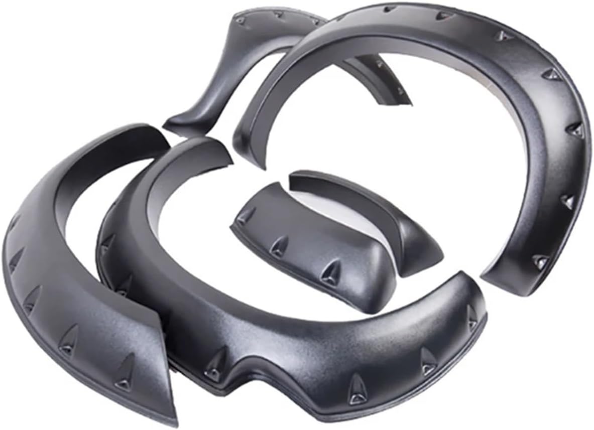 Exterior Accessories Wheel Eyebrow Auto Body Parts Mud Flap Splash Arch Guard Car Fender Flares Compatible For Toyota Hilux Vigo 2005-2011