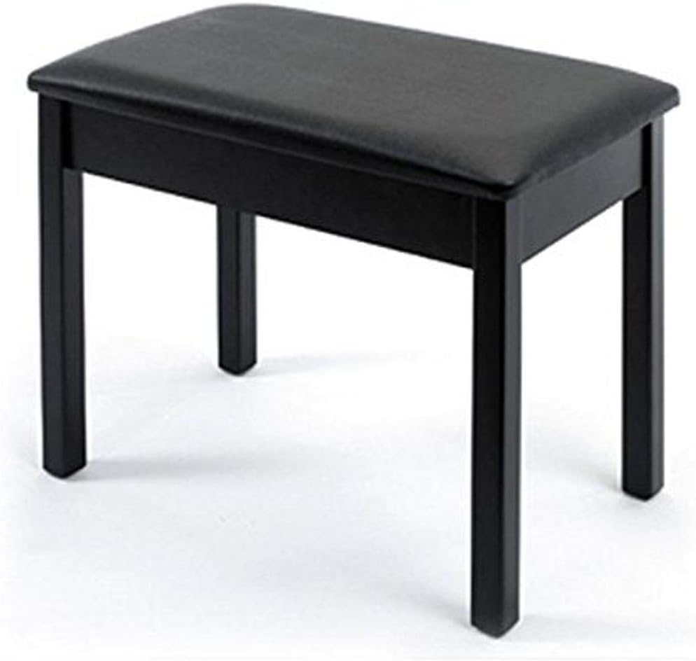 Yamaha P225B, 88-Key Weighted Action Digital Piano with Power Supply and Sustain Pedal, Black (P225B) & BB1 Padded Wooden Piano Bench - Black