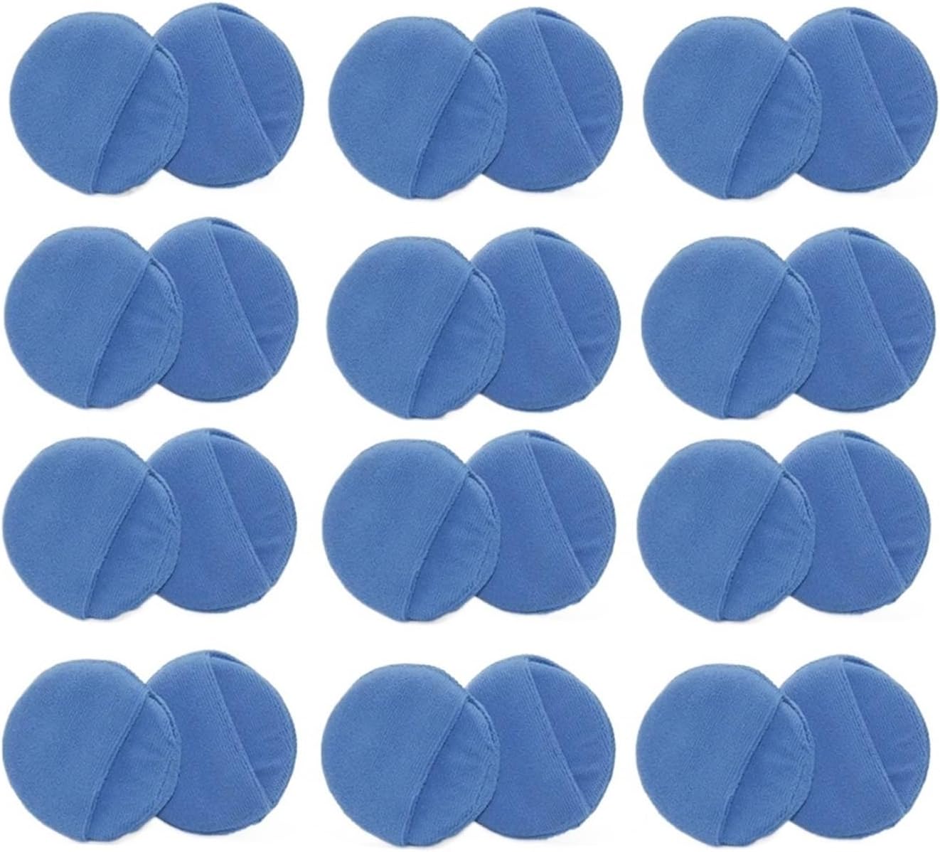 130 Pcs 13cm Car Wax Sponge Car Cleaning Vehicle Accessories Foam Applicator Dust Remove Auto Care Polishing Pad Detailing