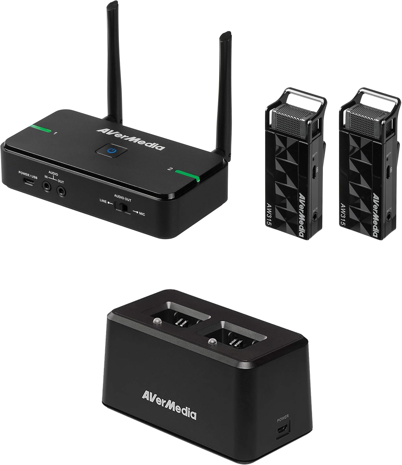 AVerMedia AverMic AW315 Wireless Teacher Microphone. TAA and NDAA Compliant