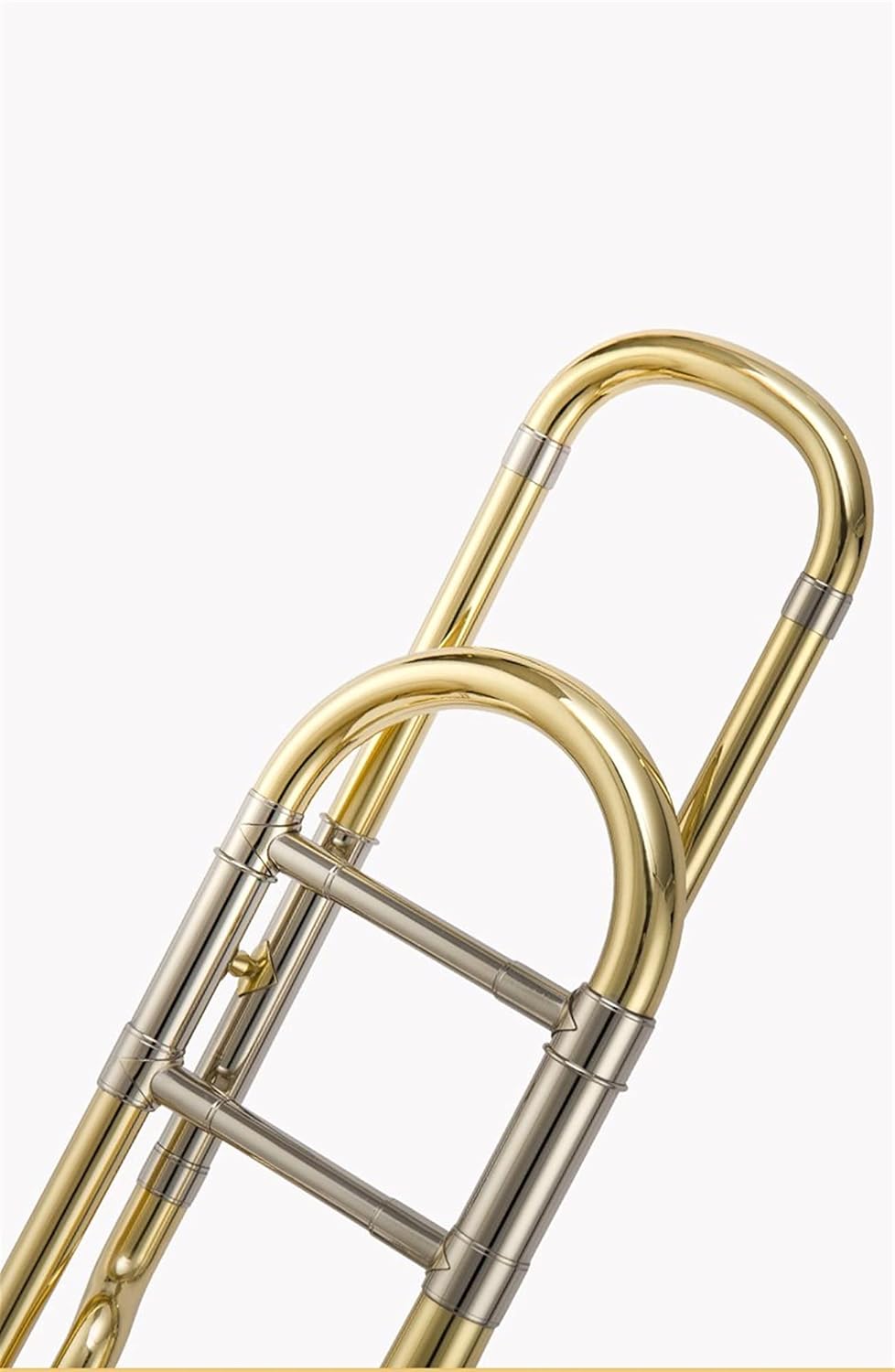 Student Trombone Tune Trombone B-F and Lacquered Gold-Plated Nickel-Plated Copper-Nickel Telescopic Tube Trombone Kit