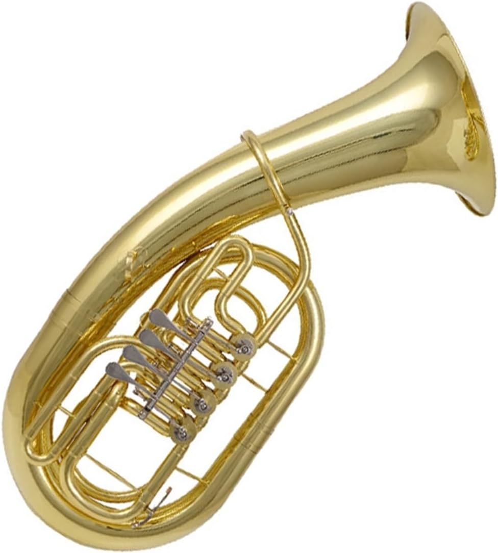 Beginner euphonium B-flat Euphonium Instrument Flat Four-key Small Tuba Flat Key Brass Tuba