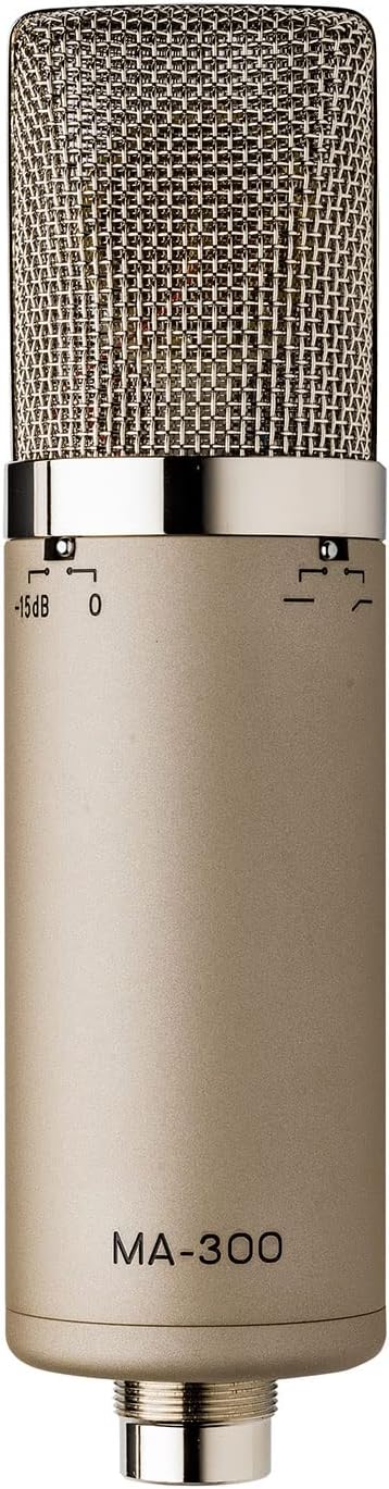Mojave Audio MA-300 Large-Diaphragm Tube Condenser Microphone - Satin Nickel