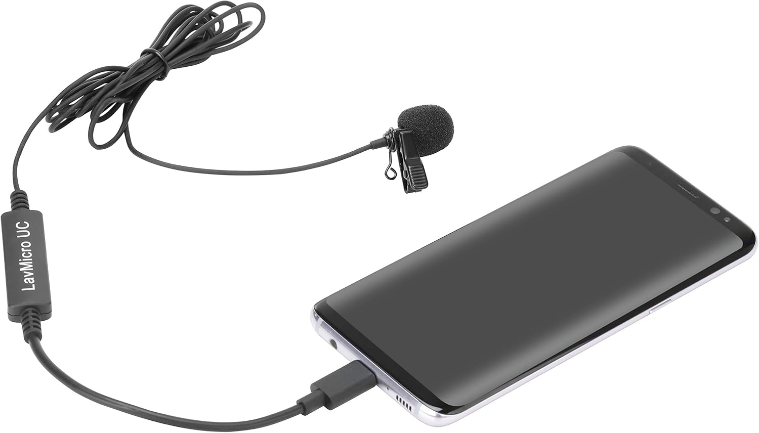 Saramonic LavMicro-UC Lavalier mic for USB Type-C Devices with Signal Converter