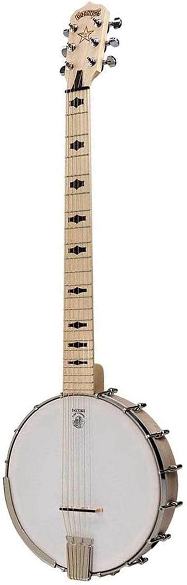Deering Goodtime Six 6 String Banjo w/Cloth, Tuner, and Deluxe Stand