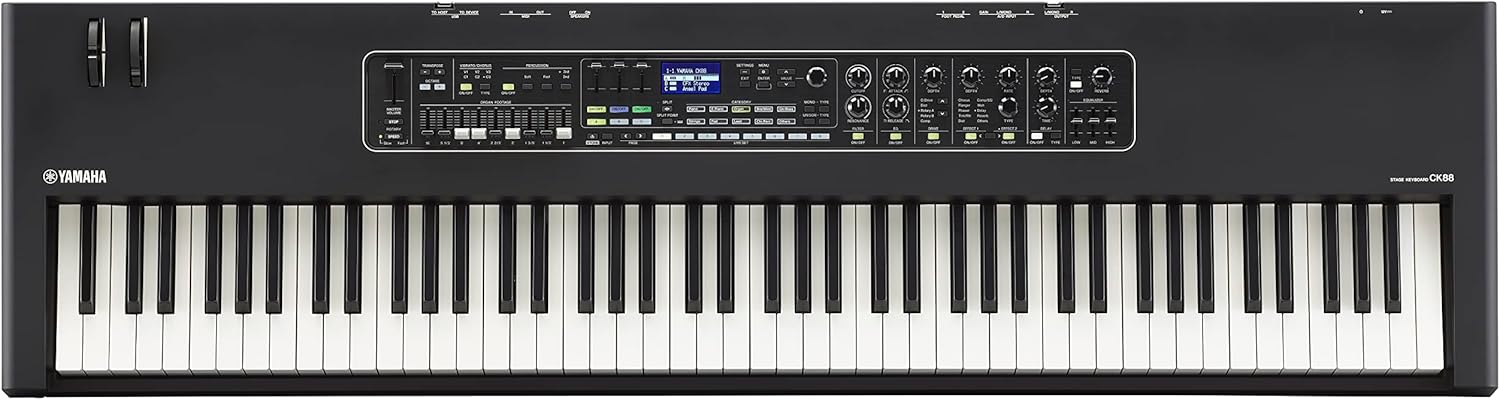 Yamaha CK Series 61-Key Stage Keyboard with Built-In Speakers, Black (CK61)